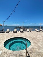 Outdoor pool, open 8:00 AM to 10:00 PM, sun loungers