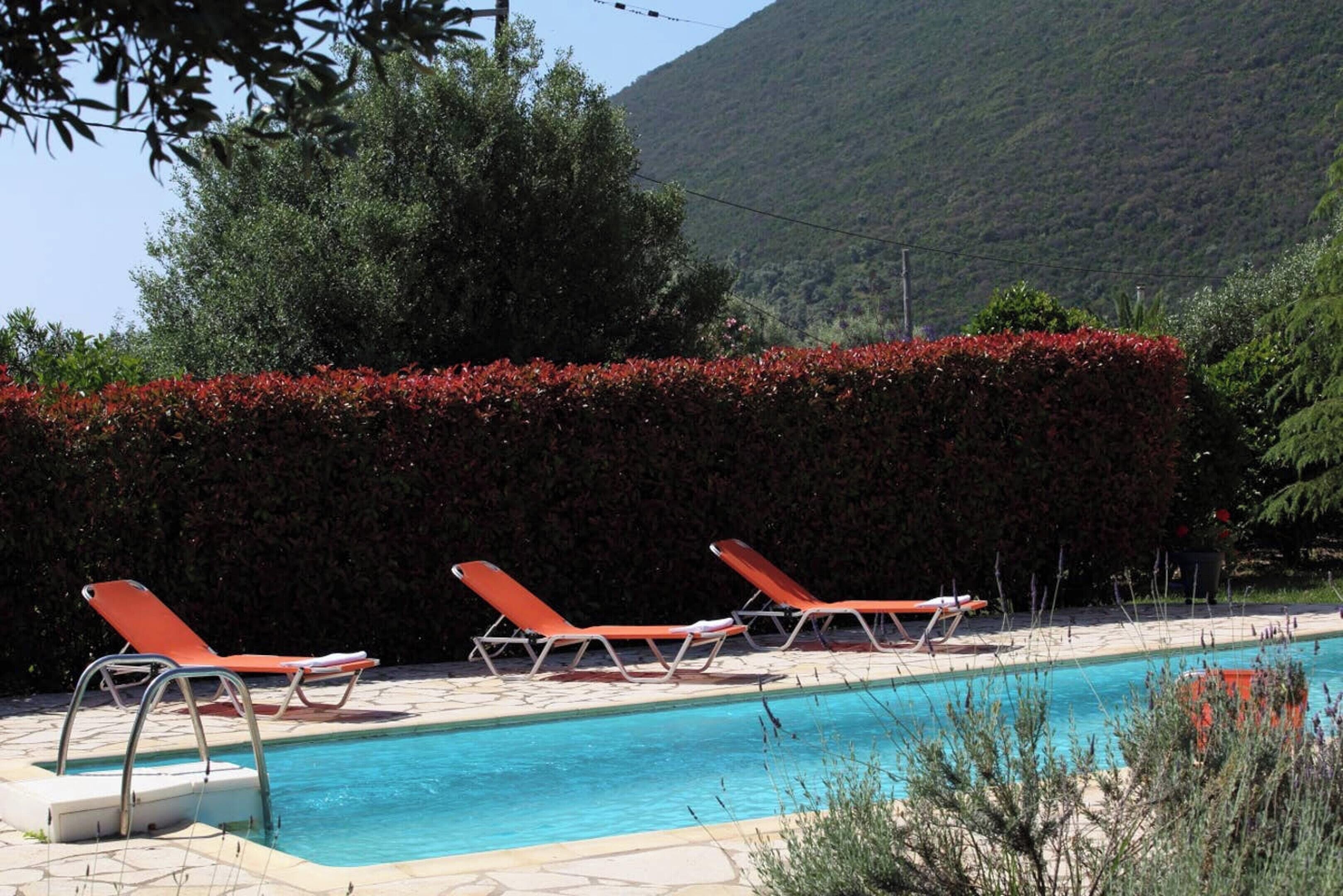 Vue sur piscine