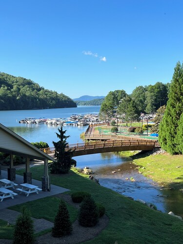 Behind The Gates At Rumbling Bald On The 12th Green!  