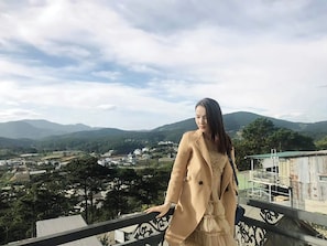 Blick von der Unterkunft