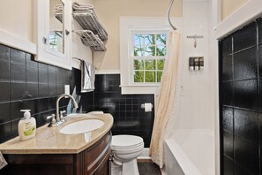 Towels, soap, toilet paper