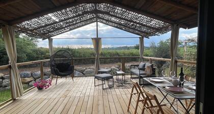 Lodge au Milieu des Vignes Située Entre mer et Montagne. Idéal Couple ou Famille