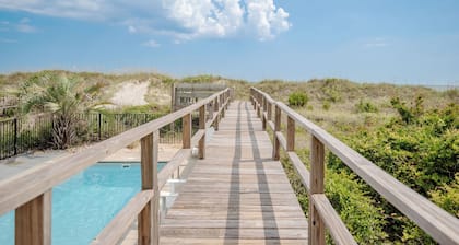 Summerchase: Oceanfront Home with Private Swimming Pool, Covered Porch, Decks