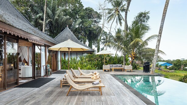 Outdoor pool - 1 BR Cozy Villa With Breathtaking Rice Paddy View (Bali)