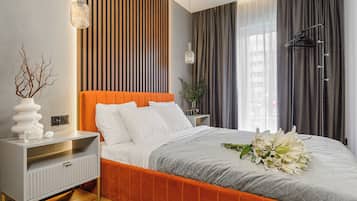 Apartamento exclusivo | 2 quartos, cortinas blackout, quartos à prova de som