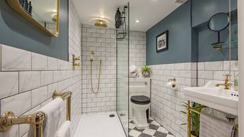 Shower, hair dryer