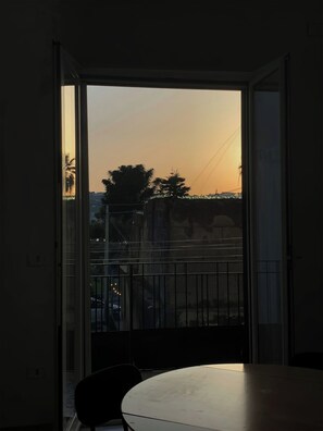 Uitzicht vanuit accommodatie