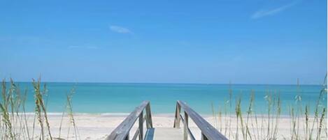 Sun-loungers, beach towels