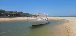 Accommodatie ligt op het strand