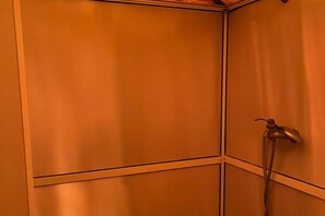 Cabin | Bathroom | Combined shower/tub, deep soaking tub, towels - Merzouga Luxury Camp (Taouz)