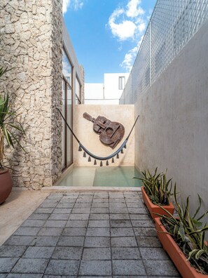 Family House | Terrace/patio - Casa Balada Santa Lucia, with Parking by Cercana (Mérida)