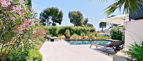 Una piscina riscaldata
