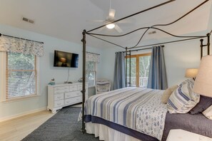 6 habitaciones, tabla de planchar con plancha, wifi y ropa de cama