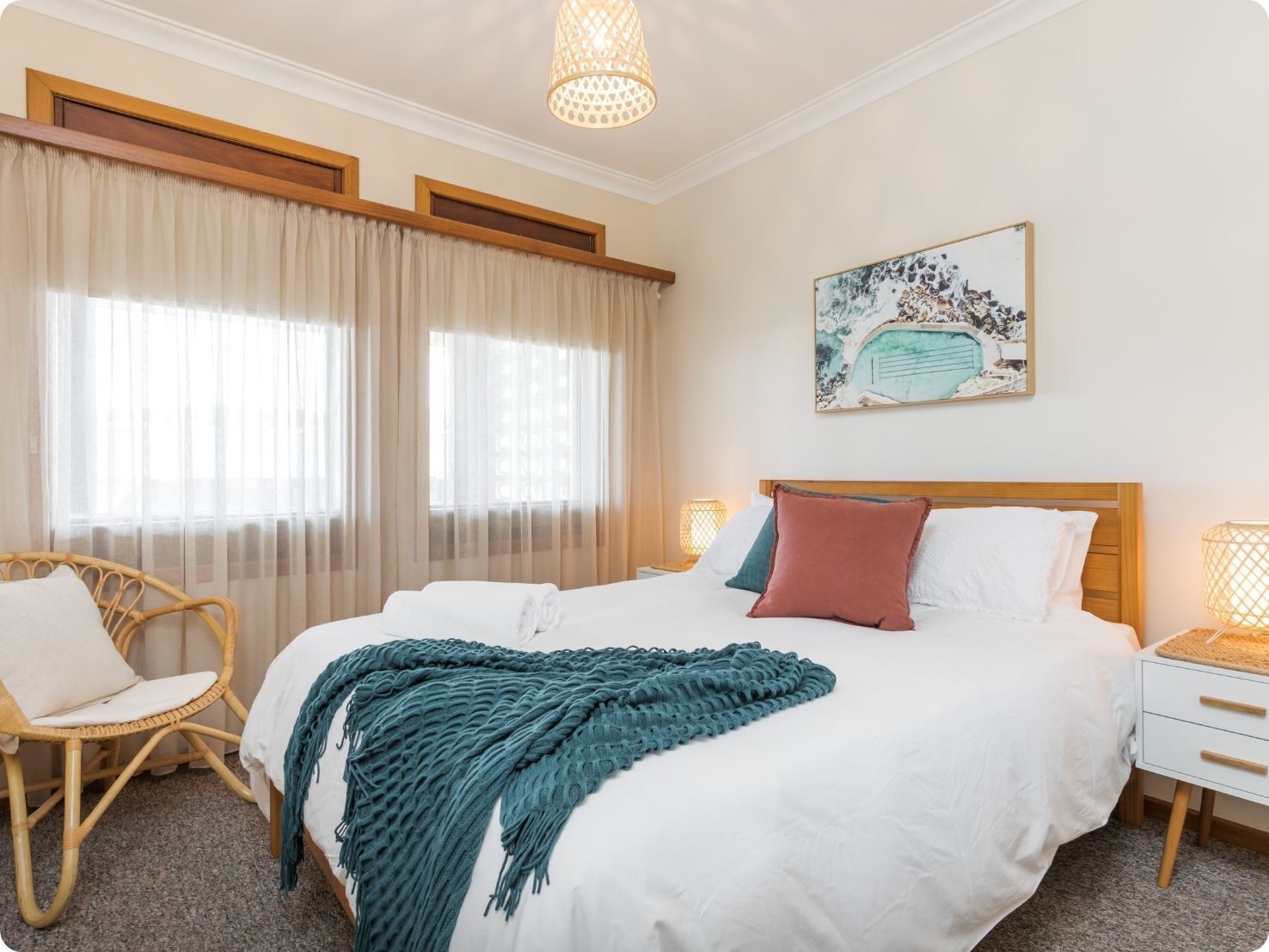 3 bedrooms, iron/ironing board, free WiFi