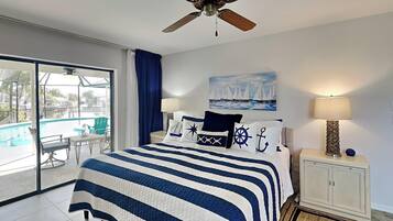 House, Multiple Beds, Pool Access, Pool View (Tropical Breeze Dockside Oasis) | 4 bedrooms, individually decorated, individually furnished, bed sheets