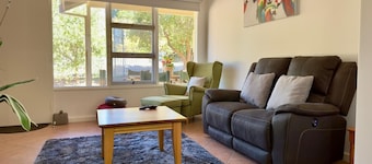 Light & bright 2 bedroom, 1 bathroom self contained apartment has all you need