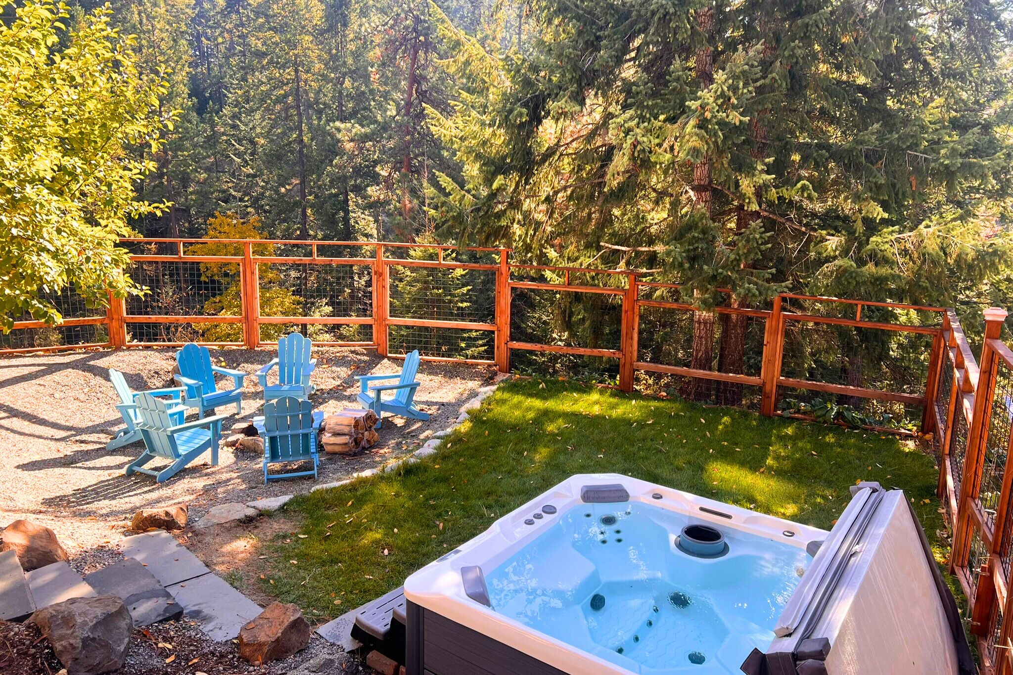 The perfect spot to unwind after a day of exploring North Idaho.
