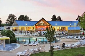 Indoor pool, a heated pool