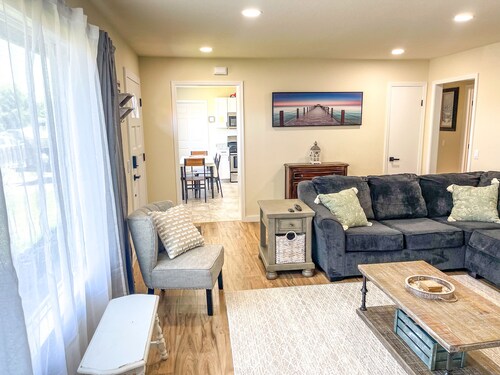 Newly remodeled 4 bedroom 3 bath house with giant fenced back yard and hot tub!