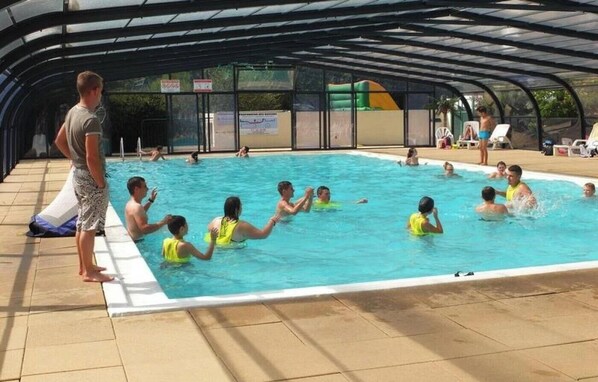 Indoor pool, a heated pool