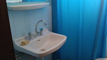 Basic Room, Hill View | Bathroom | Separate bathtub and shower, rainfall showerhead, hair dryer, towels
