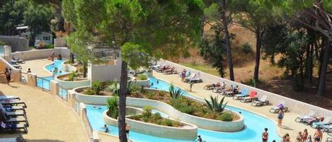 Una piscina riscaldata