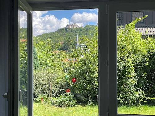 Apartment Schlossblick Cozy modern apartment with terrace and view