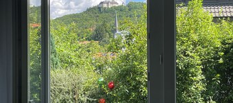 Apartment Schlossblick Cozy modern apartment with terrace and view