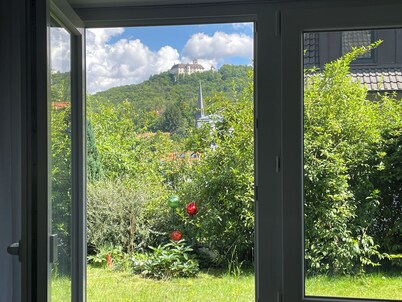 Apartment Schlossblick Cozy modern apartment with terrace and view