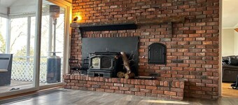Lake front house on Lake Champlain