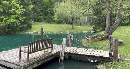 Hidden forest campground in South Pittsburg
