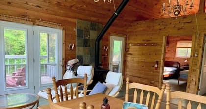 Off-grid rustic 3-bedroom cabin on very quiet lake
