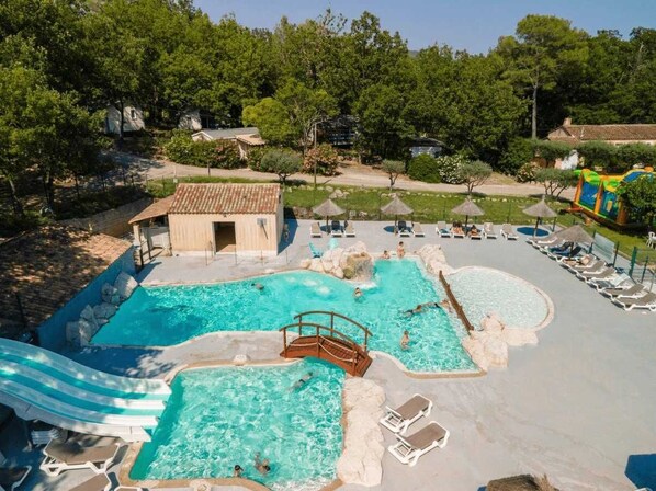 Pool - Camping 2 étoiles - Parc aquatique - efadbe (Seillans)