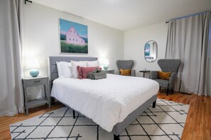 5 soverom, strykejern/-brett, wi-fi og sengetøy