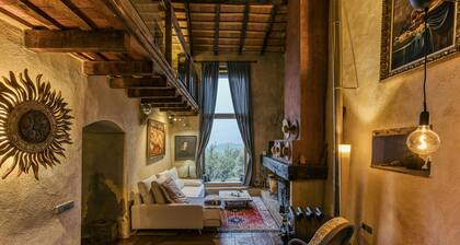 Casa rural 'Can Rubio, Les Encies' con vistas a la montaña, terraza privada y Wi-Fi
