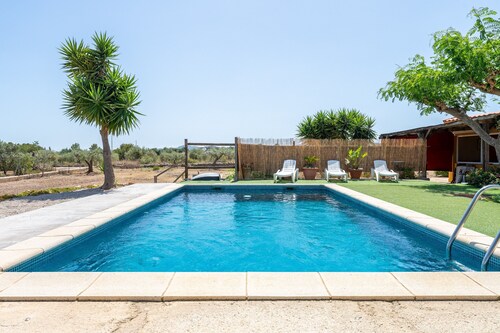 Country House 'Can Boquera' with Mountain View, Private Pool and Wi-Fi