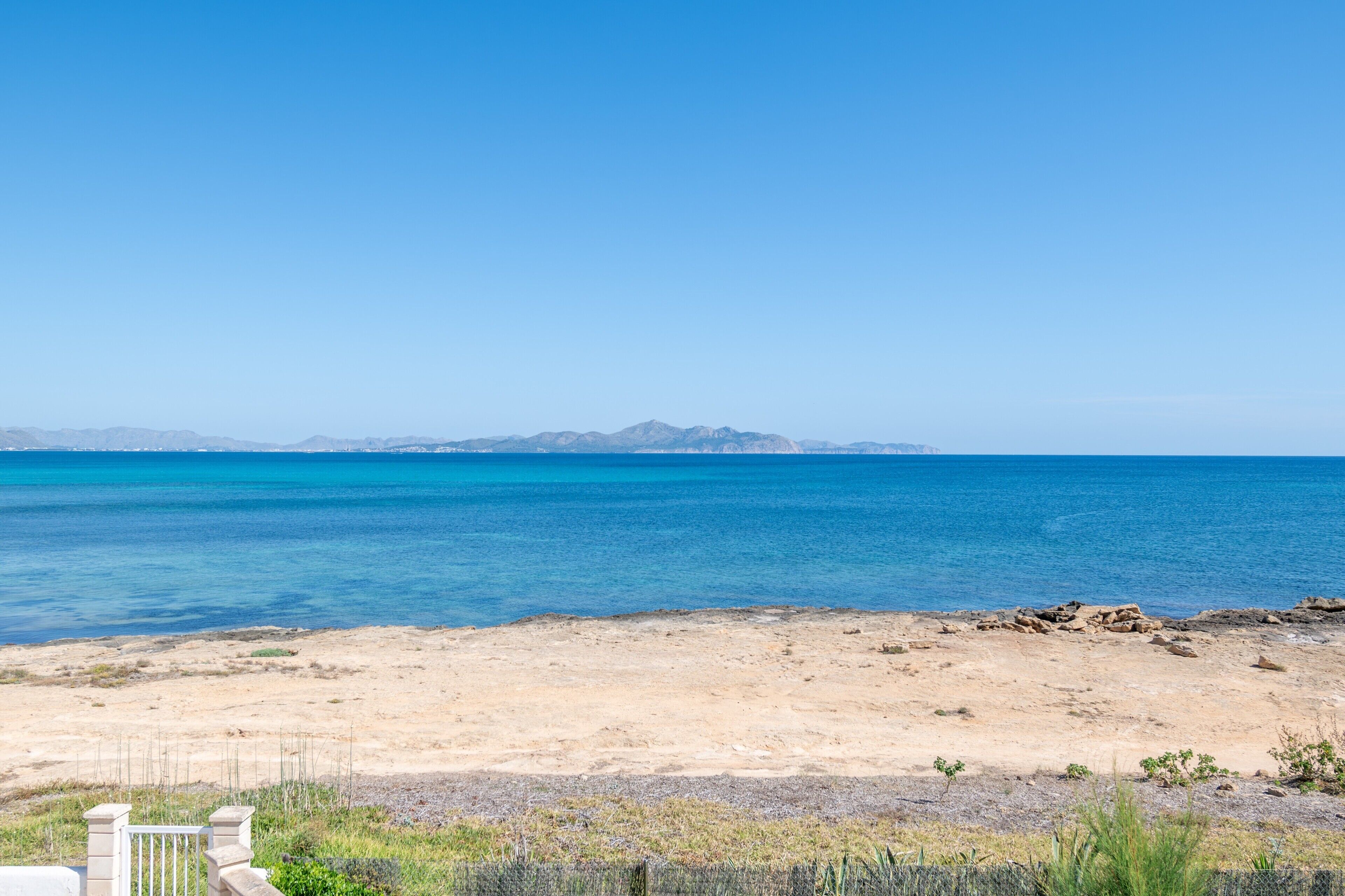 Vlak bij het strand