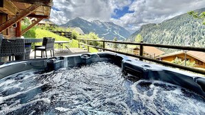Utendørs boblebad