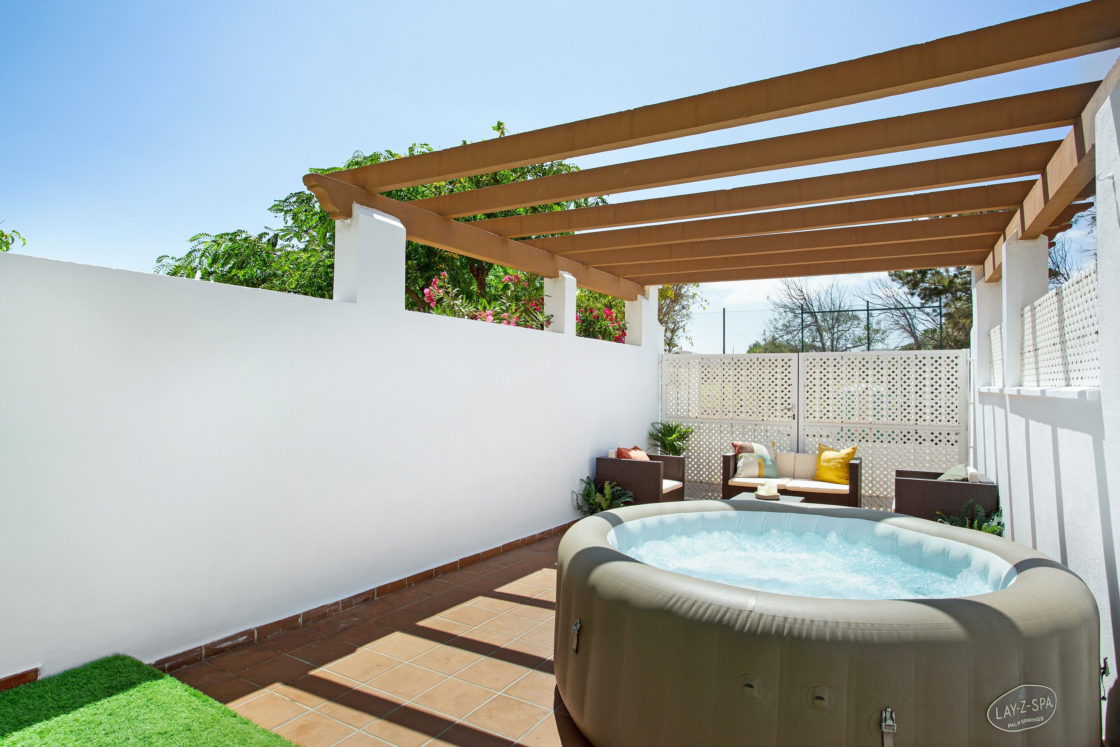 Idromassaggio all'aperto