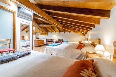 Apartamento 'Amontes Rural' con piscina privada, terraza privada y Wi-Fi