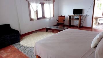 Basic Single Room, Patio, Hill View