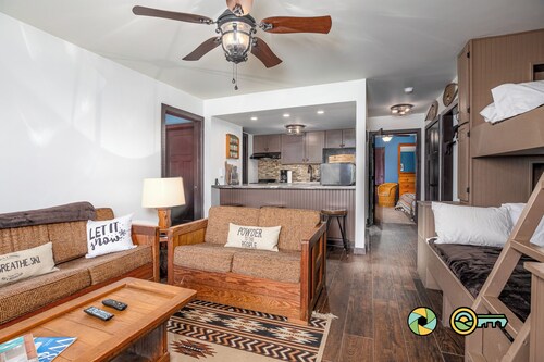 Tesla Lodge (#202) | Renovated comfort with walk-out convenience!