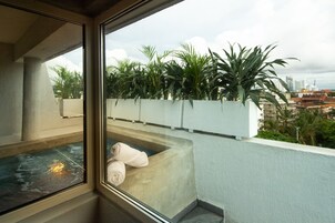 Suíte, piscina particular | Piscina particular