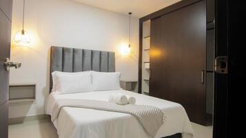 Appartement | Verduisterende gordijnen, een strijkplank/strijkijzer, gratis wifi