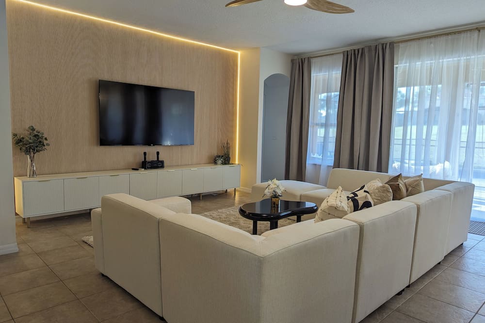 EPIC 9D 360 Virtual Reality with 2 Game Rooms in Immersively Themed Pool Villa