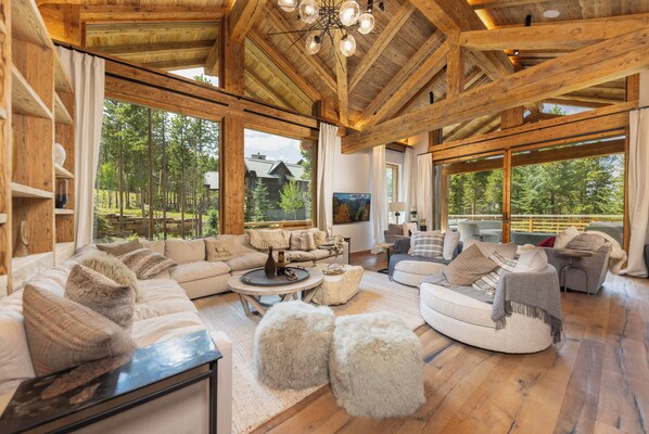 تلفزيون ذكي، مدفأة، كُتُب، ستيريو