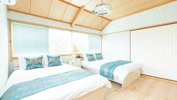 2 間睡房、書桌、免費 Wi-Fi、床單