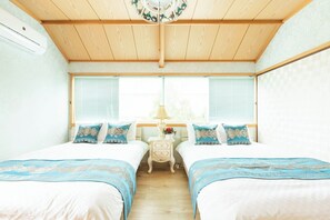 2 habitaciones, escritorio, wifi gratis y ropa de cama 