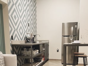 Private kitchen - Hospedaje en Guadalajara,finca De Domingo Loft 1, A/c, Zona Centro, La Americana (Guadalajara)