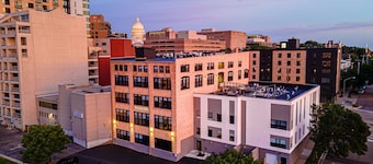 One Bedroom King with Den with views of Lake Monona in the heart of downtown.
